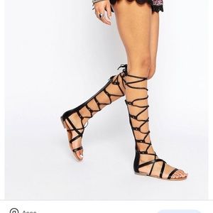 Call it Spring Gladiator sandals / black